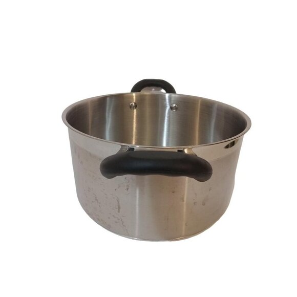 Everything Kitchen Stock Pot 6 Qt Non-Stick Aluminum Dutch Oven Anodized No Lid - Picture 4 of 6